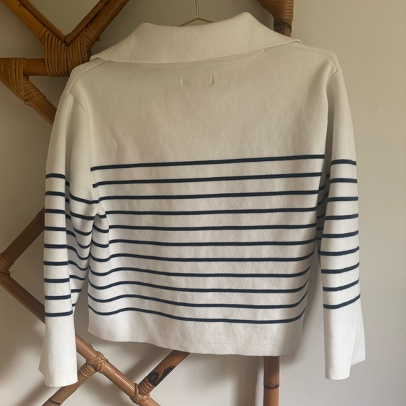 Lake Lydia Cotton Sweater in Nautical Stripe - Picture 4 of 4